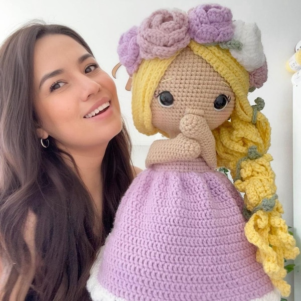 Rapunzel Bouquet Pattern in Spanish