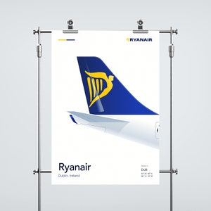 Ryanair Aviation Poster