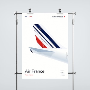Air France Aviation Poster