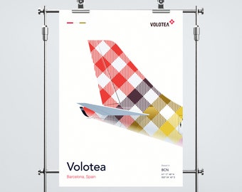 Poster Volotea Aviation