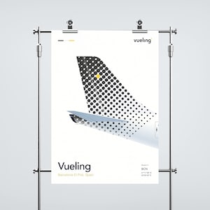 Vueling Aviation Poster