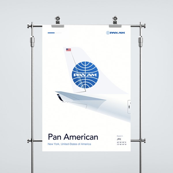 Affiche de l'aviation panaméricaine