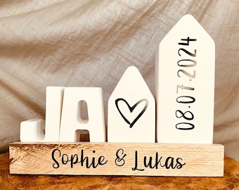 Personalized wedding gift, YES, wedding date and names, wedding gift, gift packaging, money gift