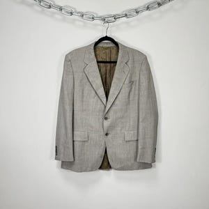 Vintage Christian Dior 2-Buttons Checkered Wool Blazer Jacket – Classic Designer Suit Blazer – Timeless Luxury – Perfect Vintage