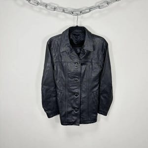 Vintage Claude Montana Women’s Black Leather Jacket | Rare Ideal Cuir Design | 80s Power Fashion | Mint Condition