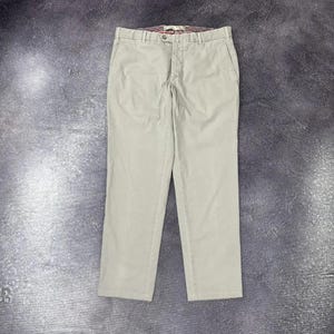 L.B.M. 1911 Gray Classic Pants | Men’s Size US32 Luxury Trousers | Classic Italian Tailored Fit