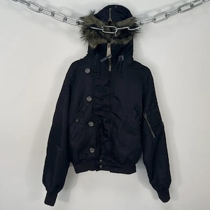 Vintage Dolce & Gabbana N2B Jacket | Rare Archive Designer Coat | Avant Garde Streetwear | Y2K Military Bomber | Size S | Mint Condition