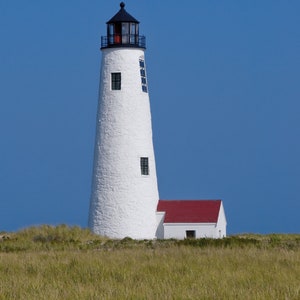 Grand Point LH | Autocollants | Phare | État | Massachusetts | Nantucket | Autocollants rectangulaires 3x5", 3x7", 4x6" disponibles | MA | Nantucket