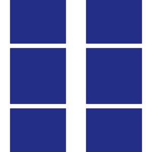 Israël | Stickers | Donkerblauw | "Ik steun Israël" slogan l 1" (48). 1,75"(20), 2x2", 2,5x2,5", 3x3", vierkante en Starburst-stickers beschikbaar.