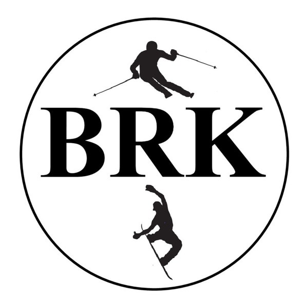 Breckenridge Ski | Stickers | Snow Ski | Colorado | Ski | 1"(48), 1.75"(20), 2.25", 3", 4.5", 5.5" Circle/Starburst Stickers Available | BRK