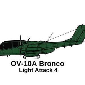 OV-10 Bronco | Sticker | Black Ponies | Viet Nam | VAL-4 | 3x5", 4x6", 5x7" Oval Stackers Available | N0 BORTDER