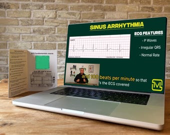 Ecg Fundamentals Course + Ecg Ruler