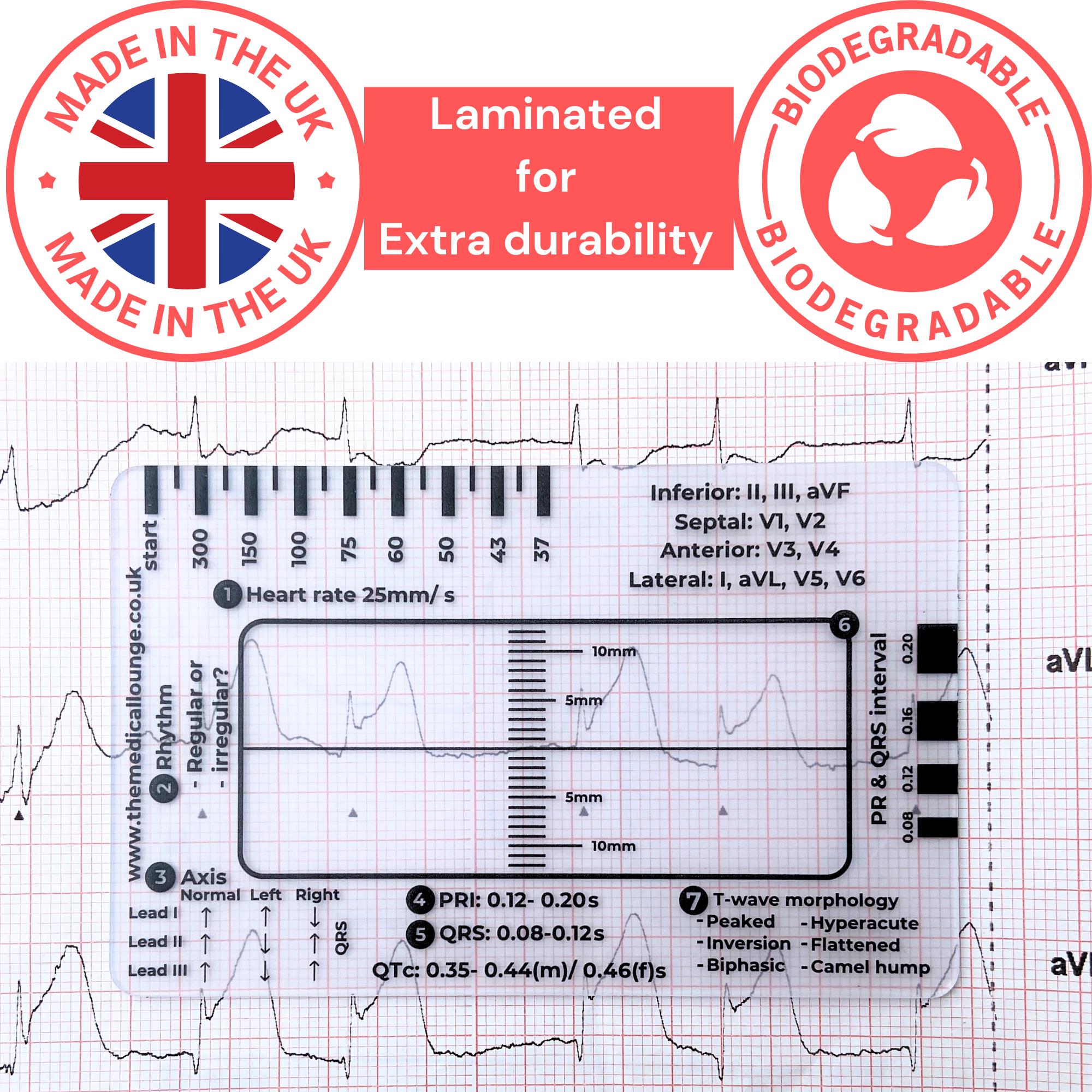 ECG 7 Step Ule, ECG Ule Plastic Ule Measuing Tool, ECG