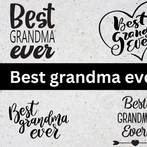 Beste Oma aller Zeiten SVG, Oma, beste Oma aller Zeiten PNG, Oma SVG, digitaler Download