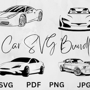 Auto svg svg, Sportwagen SVG, Autos SVG für Cricut, Auto Logo, Auto PNG, Instant Download