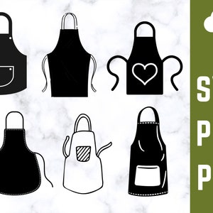 Avental SVG, arquivos Svg para Cricut, Chef SVG, Cook Svg, Kitchen SVG, Cooking Svg, arquivo de corte de avental, clipart de culinária, avental de cozinha Svg, avental Png