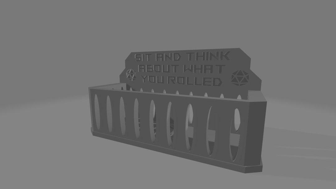 Dice Jail STL TTRPG Funny Timeout Box D20 Dnd Dungeons and Dragons