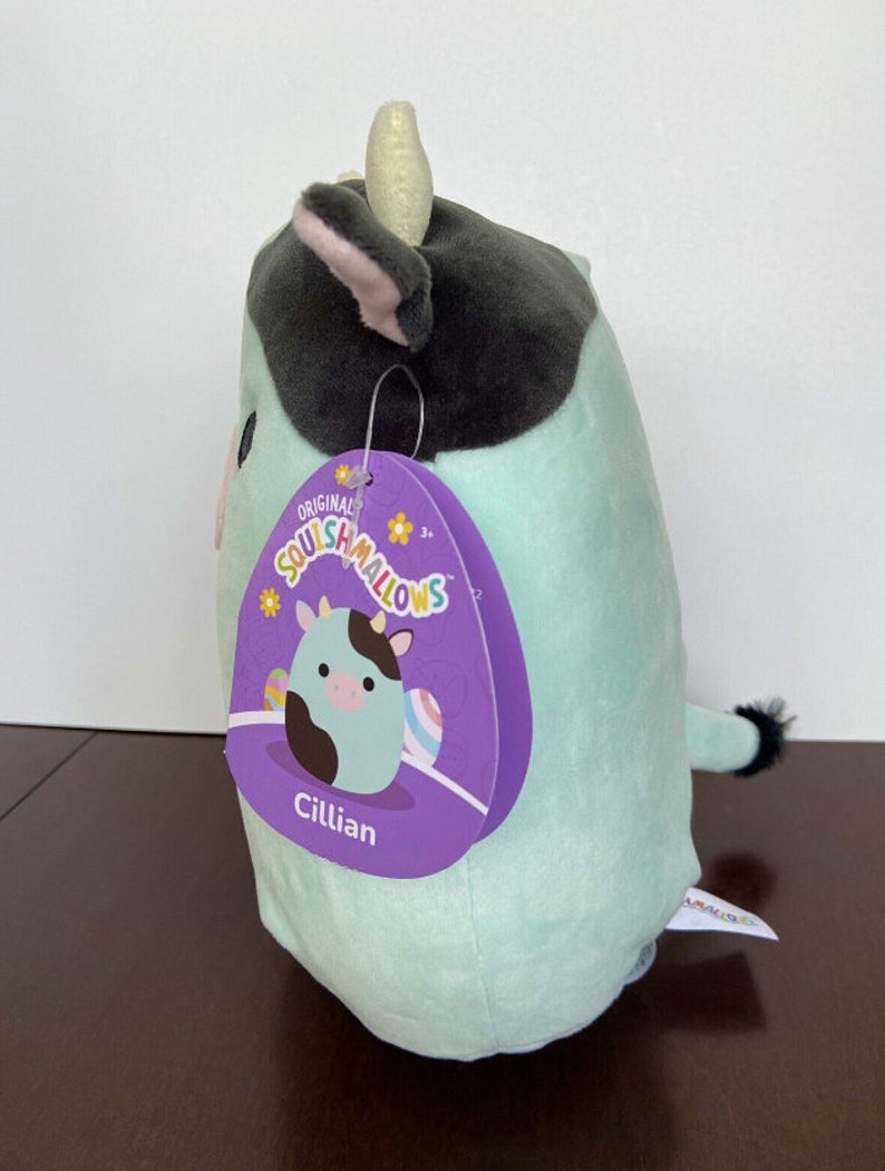 Cillian the Blue Easter Cow Squishmallow 12 BNWT Etsy UK