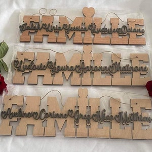 Family wall decoration