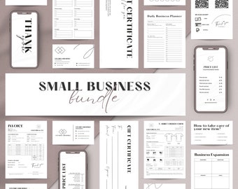 Editable Small Business Bundle Template, Craft Show Bundle, Order Form Template, Craft Fair Template, Price List & Scan To Pay Template