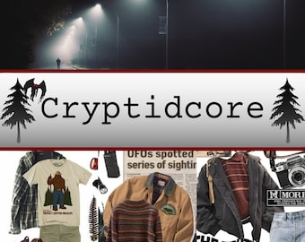 Cryptidcore Thrifted Mystery Clothing Bundle; Gift for Cryptid Fan; Supernatural/Cryptozoology Aesthetic Box