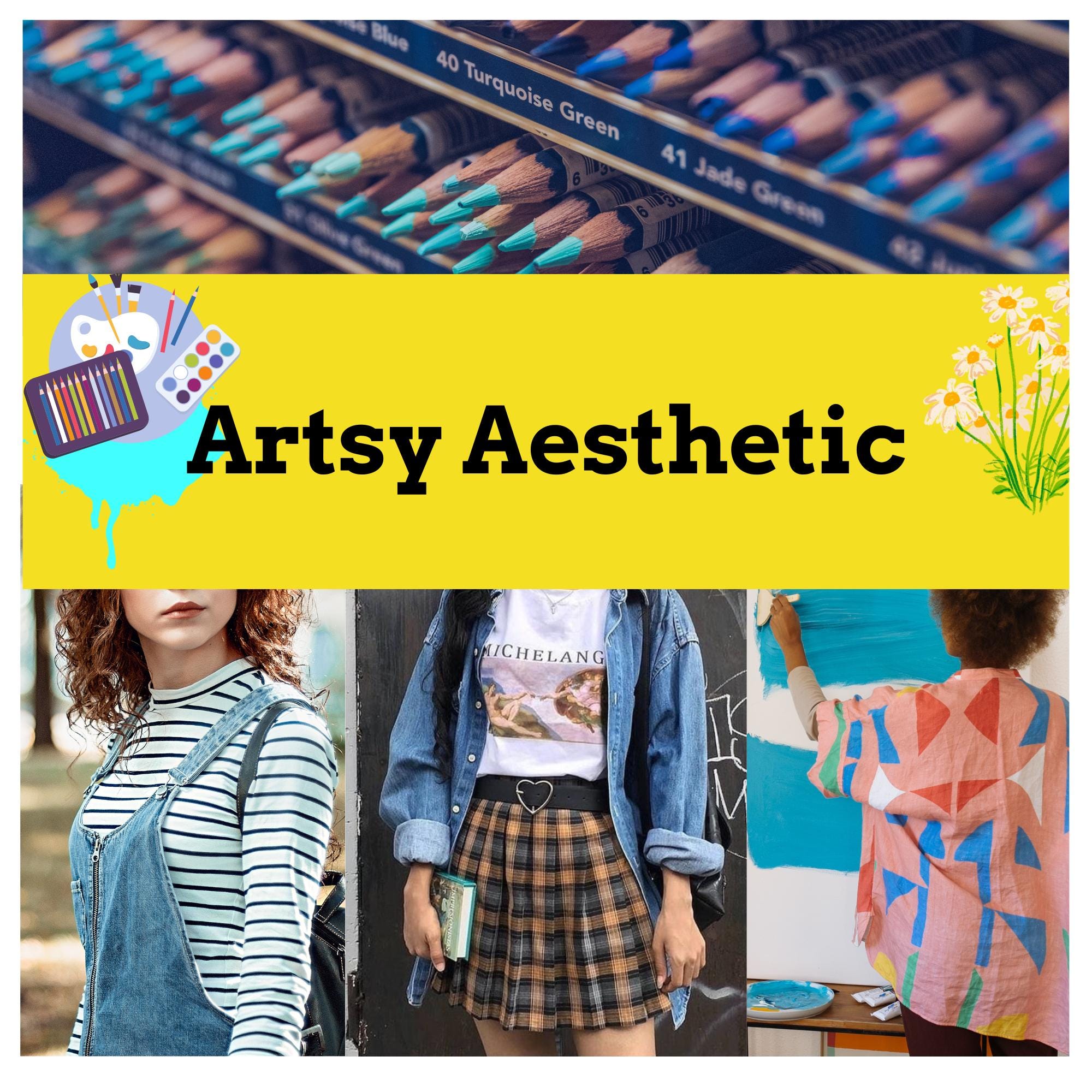 Thrifted Artsy Clothing Bundle: Sustainable Fashion Gift