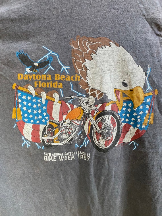Vintage Biker T-Shirt, Vintage Biker Shirt, 90s - image 5
