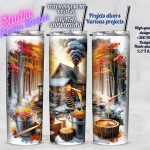 Sugar Shack – Ahornsirup – Taffy – Sugar Time – Sugar Shack – Ahornsirup – /Tumbler/Tumbler – Tasse/Tasse – T-Shirt/Pullover