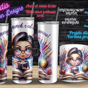 Leraar - Professor - Leraar - Schoolleraar - MET en ZONDER tekst - School - Digitale download - PNG - +300dpi