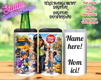 Brigadier - Woman - School - Children - PNG - Cultural Diversity - Various Projects - SUBLIMATION - French - Digital Download