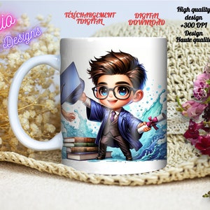 Graduação - Sênior - Escola - Faculdade - Sucesso - Menino - Garçon -20oz Tumbler- Tumbler - Vários projetos- Digital - png - 300dpi+