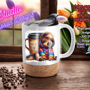 Lindo pony - Adorable pony - Café - Necesito café - Tengo sueño - Buenos días - Vaso - Vino - Taza - Copa - Camiseta - Descarga digital + 300 ppp