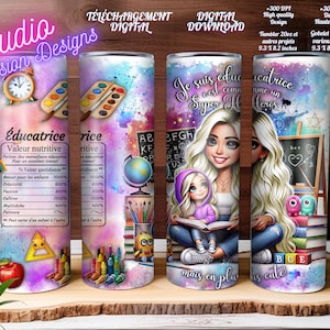 Éducatrice- Super-Héros - Petite enfance - Garderie - Enfants - Maternelle - Valeur Nutritive -Digital  Download-Projets divers-EN FRANÇAIS