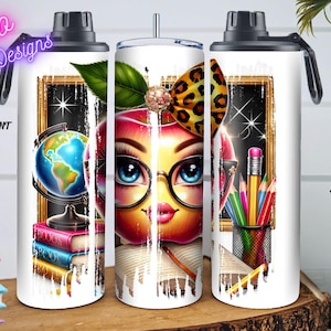 Leraar - School - Apple - 2 versies - MET en ZONDER tekst - Frans - Diverse projecten - Digitale bestanden PNG 300dpi+