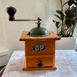 Vintage Coffee Grinder Wood Coffee Mill