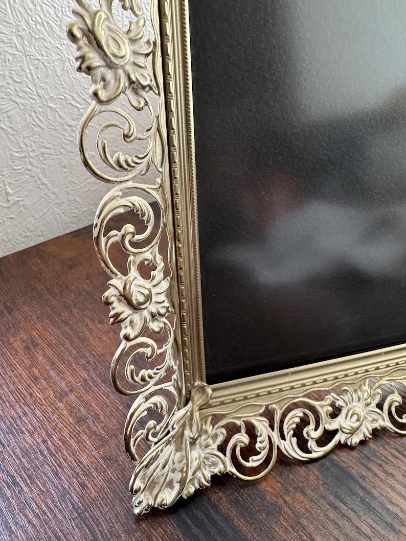 Vintage Ornate Gold Picture Frame Hollywood Regency Filigree - Etsy