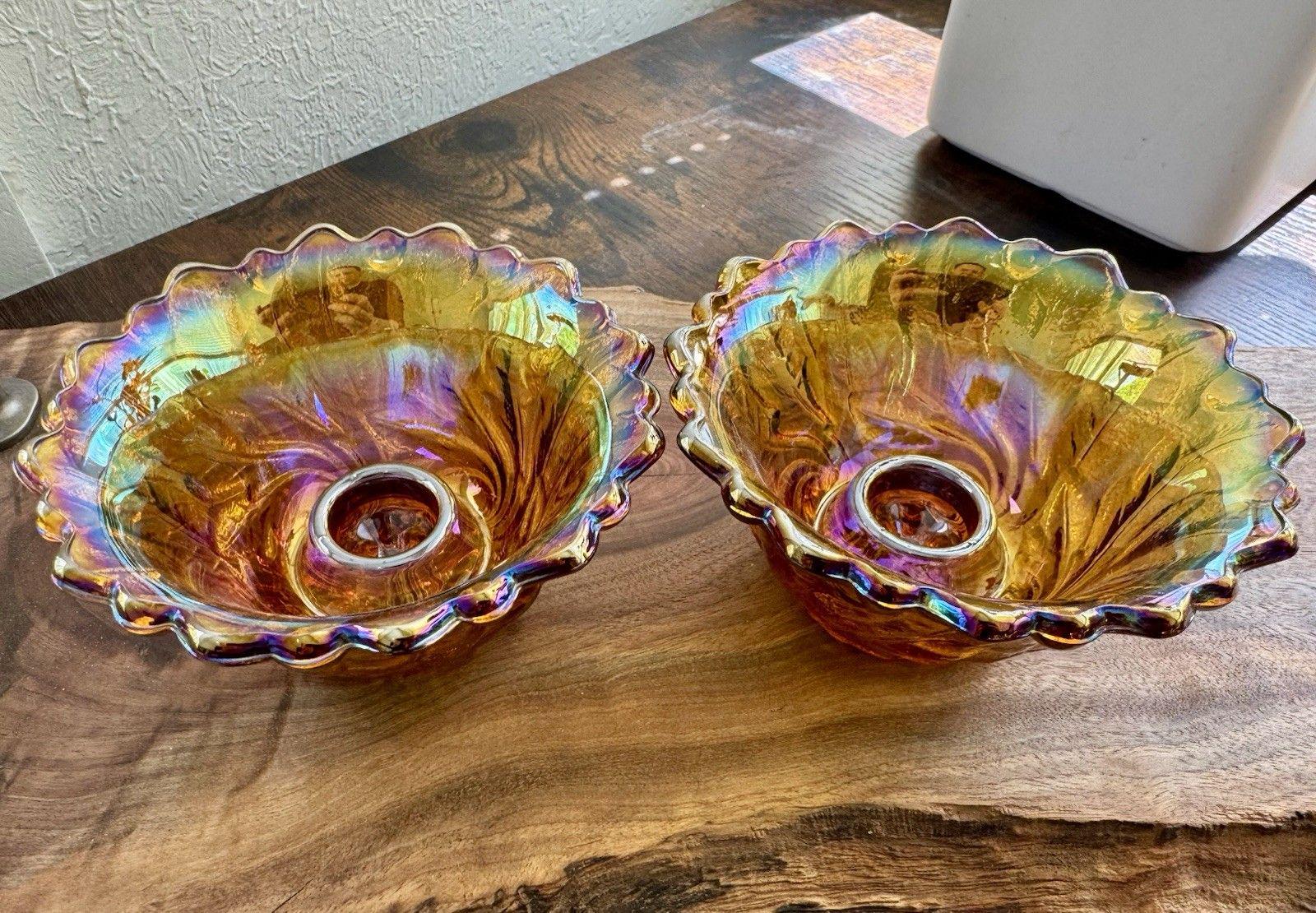 ◾︎美品◾︎INDIANA GLASSヴィンテージ　カーニバルガラス