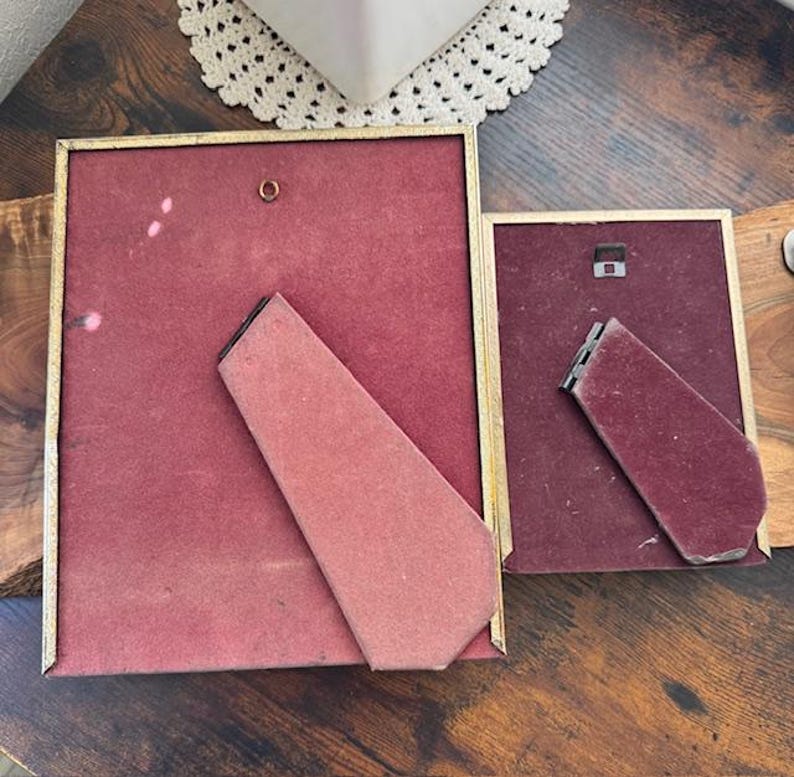 Vintage Gold Tone Metal Picture Frame Set Ornate 5x7 8x10 Photo Frames ...