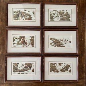 Bev Doolittle &quot;HIDE AND SEEK&quot; Six Framed Prints Limited Edition 11710/25000