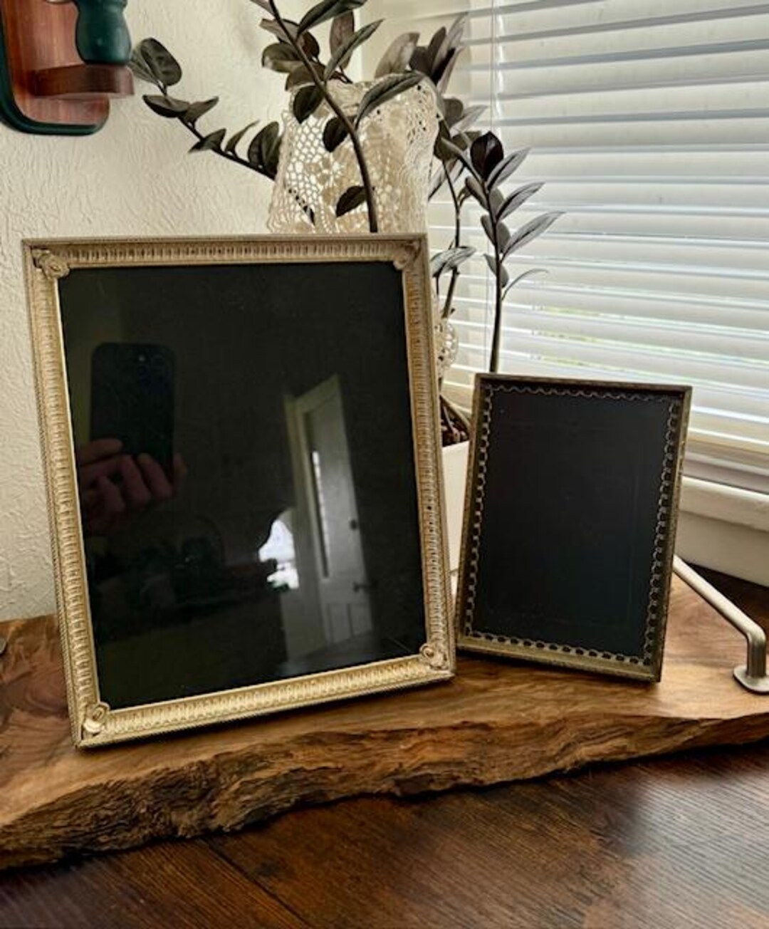 Vintage Gold Tone Metal Picture Frame Set Ornate 5x7 8x10 Photo Frames ...