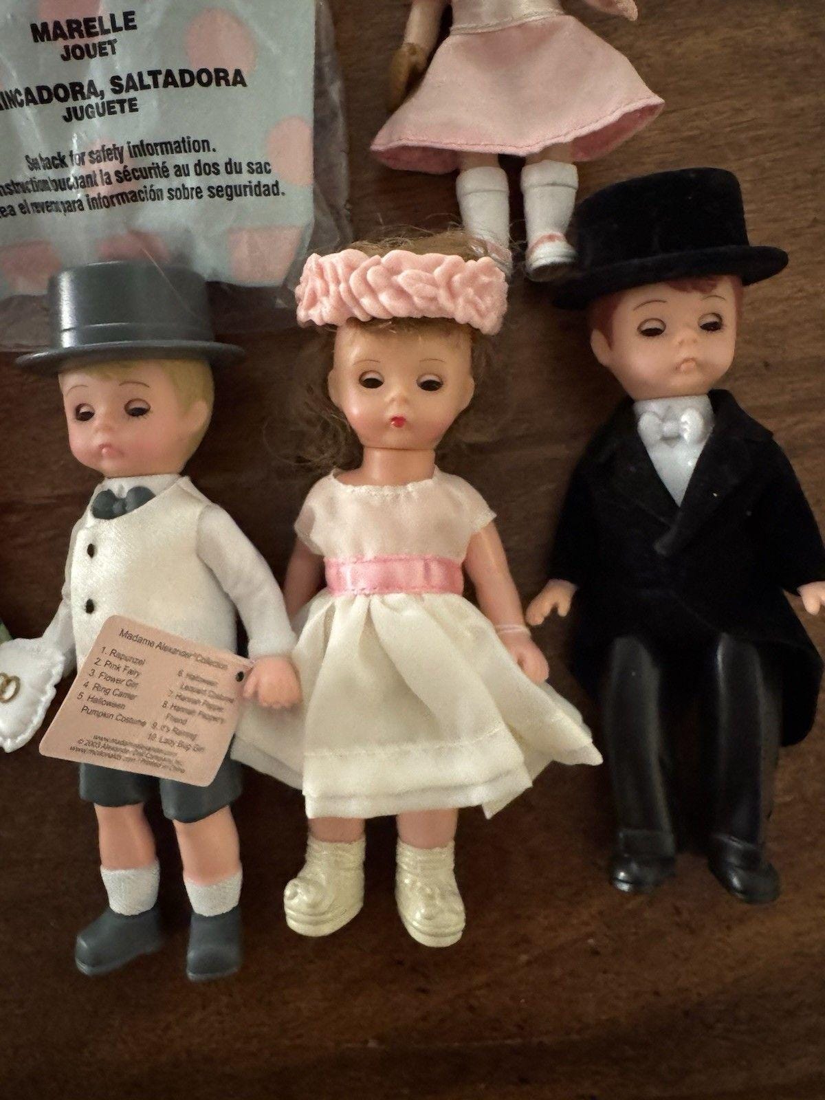 ピーナッツ フィギュア3体セットMADAME ALEXANDER 2001年製品 Vintage Madame Alexander Dolls Set Mcdonalds Happy Meal 2000s