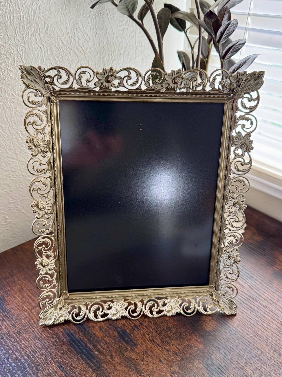 Vintage Ornate Gold Picture Frame Hollywood Regency Filigree - Etsy