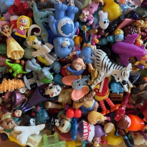 Trinket Grab bags-Crow Core-mini toys-found objects-shiny things-random selection