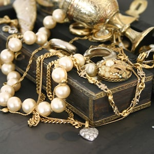Willekeurige selectie vintage sieraden: bundels van 1/2 pond