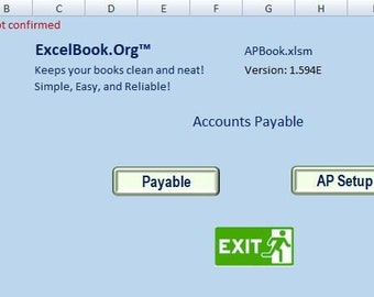 Excel Accounts Payable