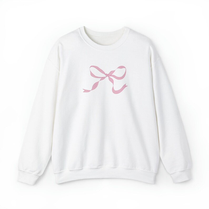 Trendy Sweatshirt Coquette Y2K Ballerina Aesthetic Pink Bow Etsy