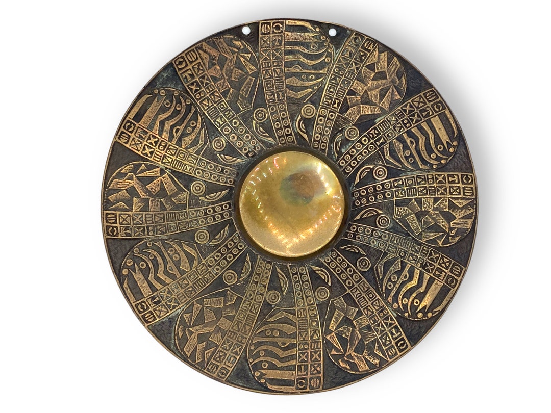 Rajki László Mid Century Marked Cast Bronze Wall Sculpture Etsy