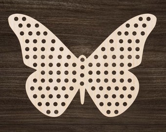 Wooden Lacing Butterfly Toy for Toddler, Montessori Toys for Kids, Threading Board, Hölzerne Schnürung Schmetterling Spielzeug für Kleinkind