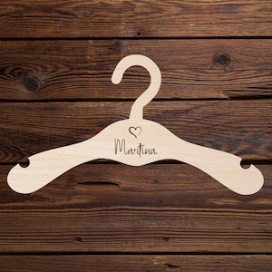Aangepaste babykleerhanger met naam, gepersonaliseerde kinderhanger, kinderkledinghanger, Kleiderbügel mit Namen, personalisierte Kleiderbügel