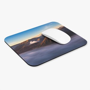 Java - Mount Bromo Volcanic Mountain Landscape Mouse Pad